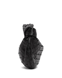 Bottega Veneta Black Intrecciato Mini Bv Jodie Bag