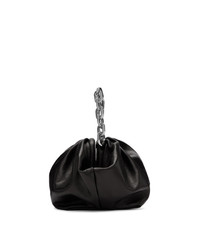 MARQUES ALMEIDA Black Pleated Clutch Bag