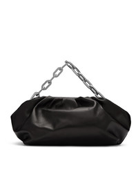 MARQUES ALMEIDA Black Pleated Clutch Bag