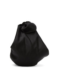 Simone Rocha Black Satin Baby Wrap Bag