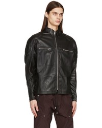 Gmbh Black Faux Leather Jacket