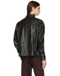Gmbh Black Faux Leather Jacket