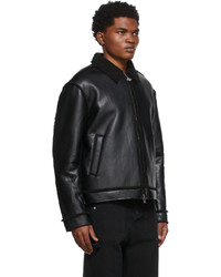 Han Kjobenhavn Black Faux Leather Jacket