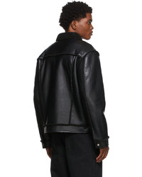 Han Kjobenhavn Black Faux Leather Jacket
