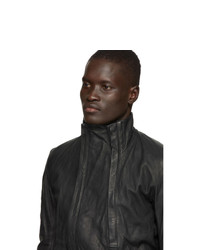 Boris Bidjan Saberi Black Horse Skin Jacket
