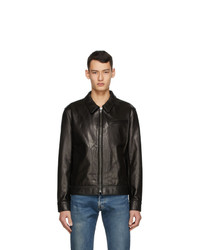 Schott Black Leather Unlined Jacket