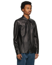 Gucci Black Nappa Leather Jacket
