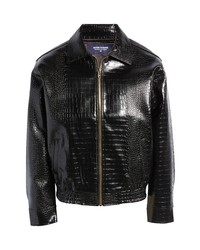 Noon Goons Chateau Faux Leather Jacket In Black At Nordstrom