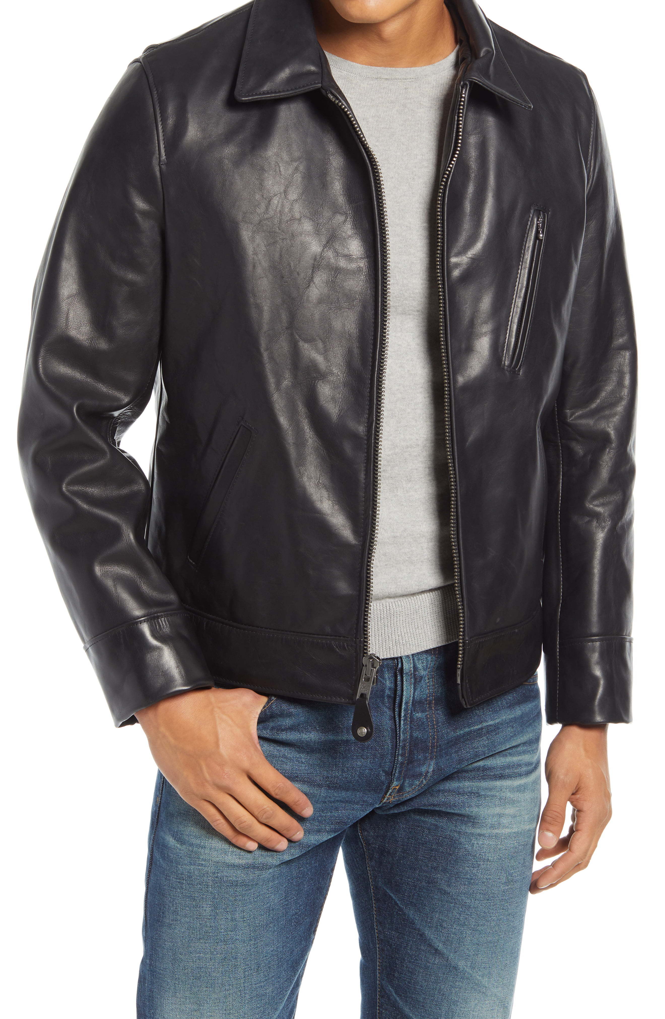 Schott NYC Wildcat Leather Jacket, $875 | Nordstrom | Lookastic