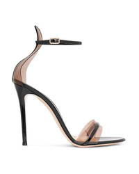 Gianvito Rossi 105 Patent Leather And Pvc Sandals
