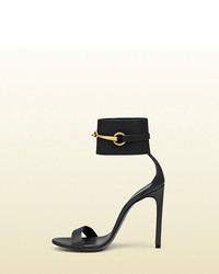 Gucci Ankle Strap Leather Sandal