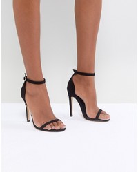 Truffle Collection Barely There Heel Sandal Micro