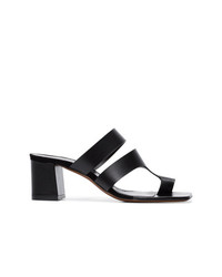 Neous Black Anthos 55 Leather Sandals