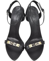 Proenza Schouler Black High Heel Leather Sandal