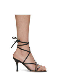 A.W.A.K.E. Mode Black Ophelia Heeled Sandals
