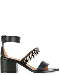 Givenchy Chain Strap Block Heel Sandals