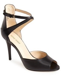 Nine West Doreen Leather Ankle Strap Sandal