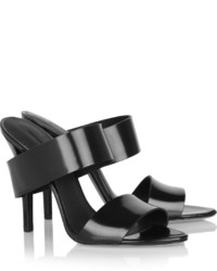 Alexander Wang Glossed Leather Mules