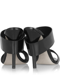 Alexander Wang Glossed Leather Mules