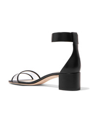 Jimmy Choo Jaimie 40 Leather And Pvc Sandals