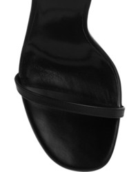 Saint Laurent Jane Leather Sandals Black