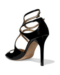 Jimmy Choo Lang 100 Patent Leather Sandals