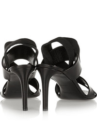 Balenciaga Leather And Elastic Sandals
