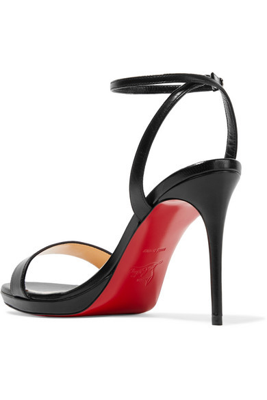 Christian Louboutin Loubi Queen 100 Leather Sandals, $845