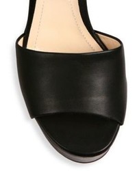 Nicholas Kirkwood Maya Pearly Heel Leather Platform Sandals
