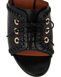 Givenchy Nekka Sandals In Elaphe And Leather Black