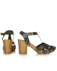Topshop Nelly Strappy Mid Heel Sandals