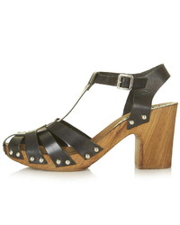 Topshop Nelly Strappy Mid Heel Sandals
