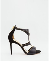 Ted Baker Shyea Leather Caged Heeled Sandals