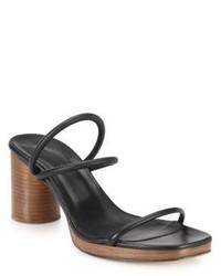 Helmut Lang Strappy Leather High Heel Sandals