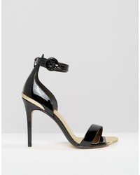 Ted Baker Rynne Patent Barely There Heeled Sandals