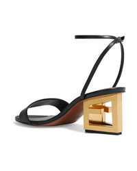 Givenchy Triangle Leather Sandals
