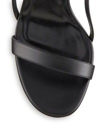 Diane von Furstenberg Ulla Zebra Print Heel Leather Sandals