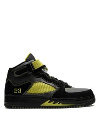 Jordan Air Fusion 5 High Top Sneakers