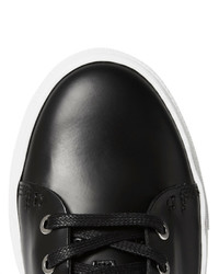 McQ Alexander Ueen Chris Panelled Leather High Top Sneakers