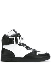 Moschino Ankle Strap Hi Top Sneakers