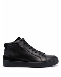 Geox Ariab High Top Leather Sneakers