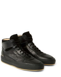 Common Projects Bball Leather High Top Sneakers