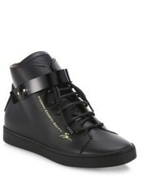 Giuseppe Zanotti Birel Leather High Top Sneakers