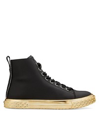 Giuseppe Zanotti Blabber Contrasting Sole High Top Sneakers