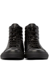 Common Projects Black Achilles High Top Sneakers