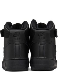 Nike Black Air Force 1 High 07 Sneakers
