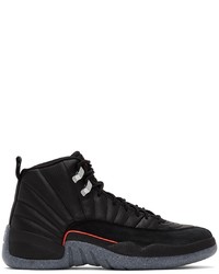 NIKE JORDAN Black Air Jordan 12 Retro Sneakers