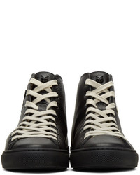 Gucci Black Angry Cat And Ufo Major High Top Sneakers