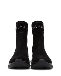 Balmain Black B Glove Sneakers