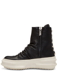 D.gnak By Kang.d Black Back Laced High Top Sneakers